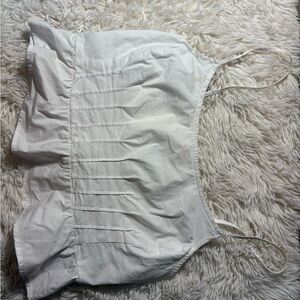 White Sleeveless Top